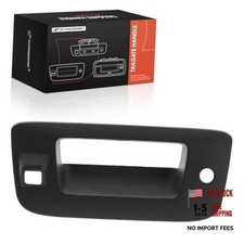 Tailgate Handle Bezel with Camera Hole  Keyhole Compatible with Chevy