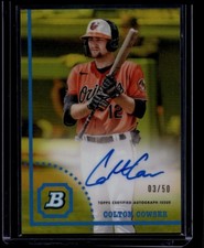Colton Cowser Bowman 2022 Gold /50 Auto