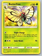 Butterfree 4/214 Rare Unbroken Bonds Pokemon Lightly Played