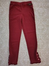 Matilda Jane Friends Forever Jacqueline Burgundy Polka Dot Leggings Pants
