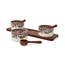 Spode Woodland 7 Piece Condiment Set