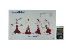 Who Framed Roger Rabbit Creator Author Gary K. Wolf Autographed Poster Print JSA