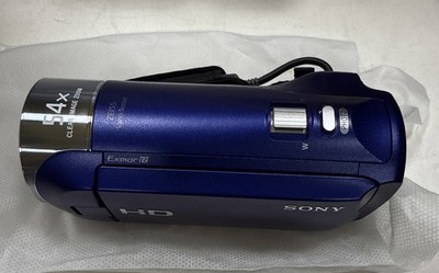 Sony Handycam HDR-CX240 9.2 Megapixels-54x Zoom-HD-Blue-New In Box