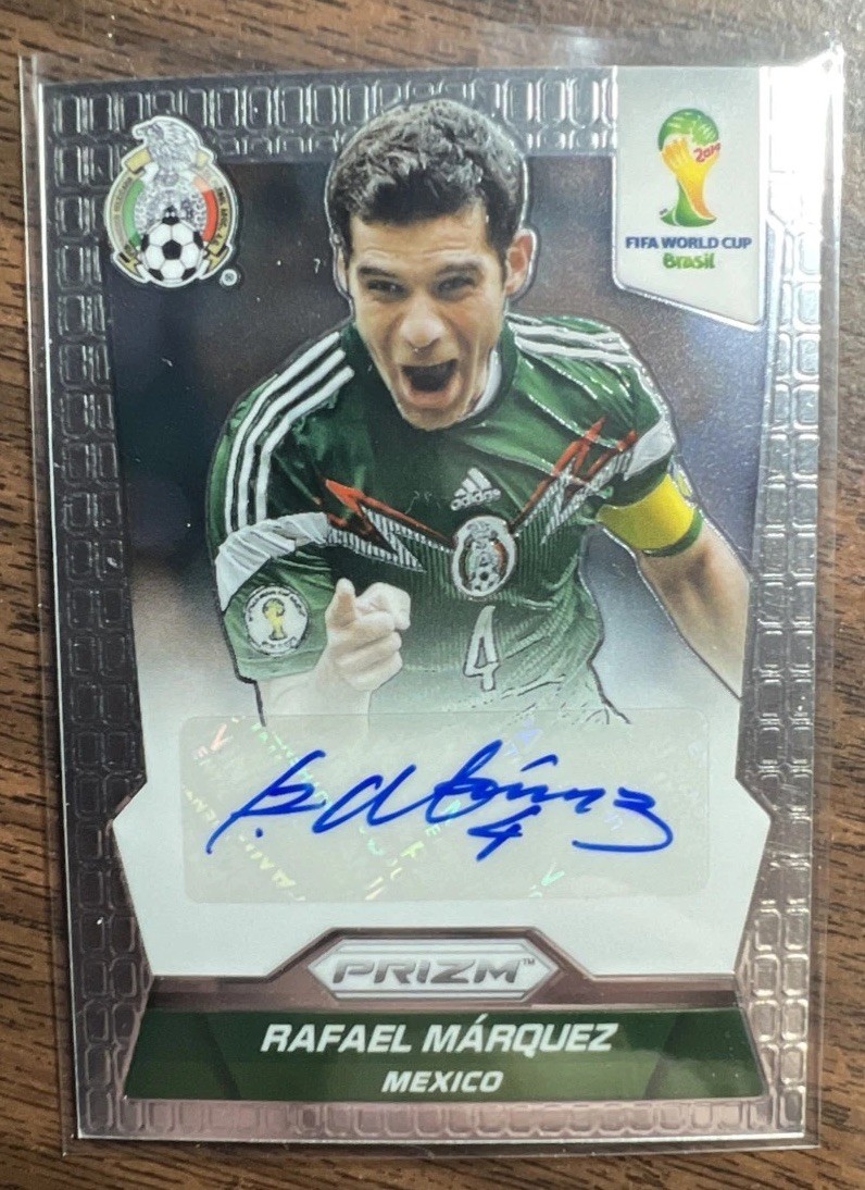 2014 Panini Prizm World Cup - Signatures Rafael Marquez #S-RM (AU)