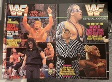 WWE WWF Annual Books and VHS Tapes - No Reserve