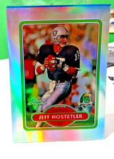 1996 JEFF HOSTETLER TOPPS CHROME 40TH ANNIVERSARY REFRACTOR  COLOR BAR PROOF