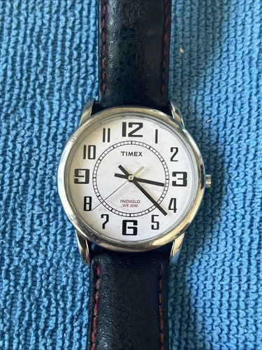 Timex Expedition Indiglo Men's Watch Vintage, Water-Resistant, N Bat Valued~100$