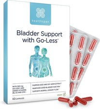 Healthspan Bladder Support with Go-Less Supports Good Bladder Health&Urinary
