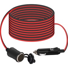 Kfz Verl�ngerungskabel 4m  Sicherung Zigarettenanz�nder Adapter