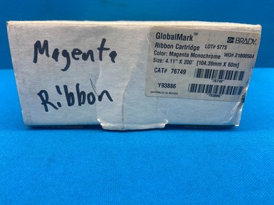 Brady / Global Mark Ribbon Cartridge Magenta 76749 Y93886 4.11'' x 200'