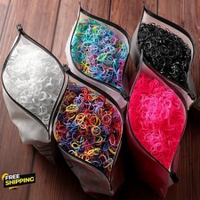 New Colorful Hair Ties Elastic Disposable Rubber Bands Kids Girls Ponytail - NEW