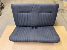 87-93 Ford Mustang Convertible Black Rear Seat Tweed Cloth Seats Nice Oem
