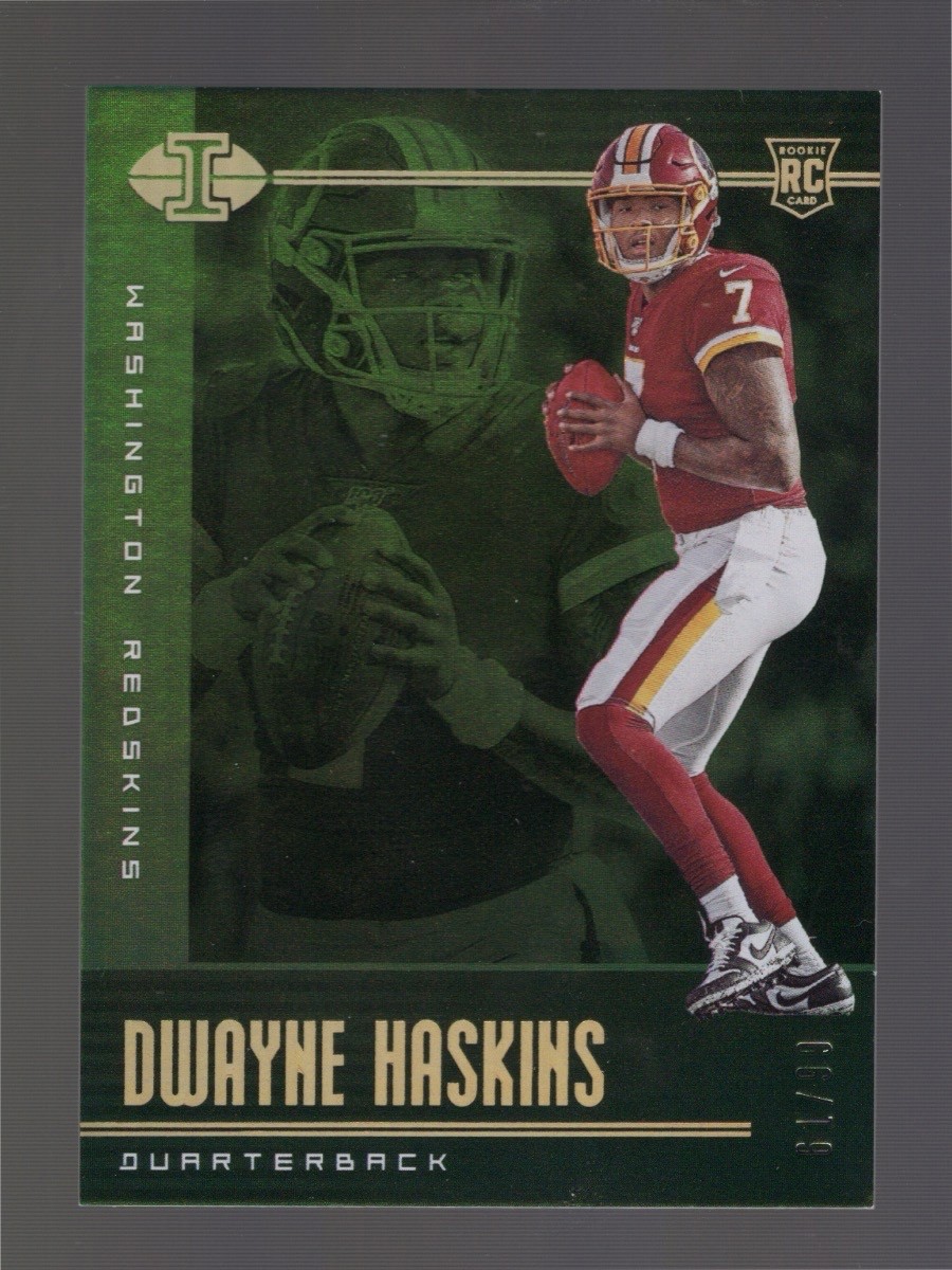 2019 Panini Illusions #3 Dwayne Haskins Emerald Green Rookie RC. 61/99