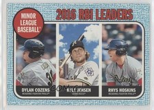 2017 Topps Heritage Minor League Edition Blue 5/99 Rhys Hoskins Kyle Jensen 0p6