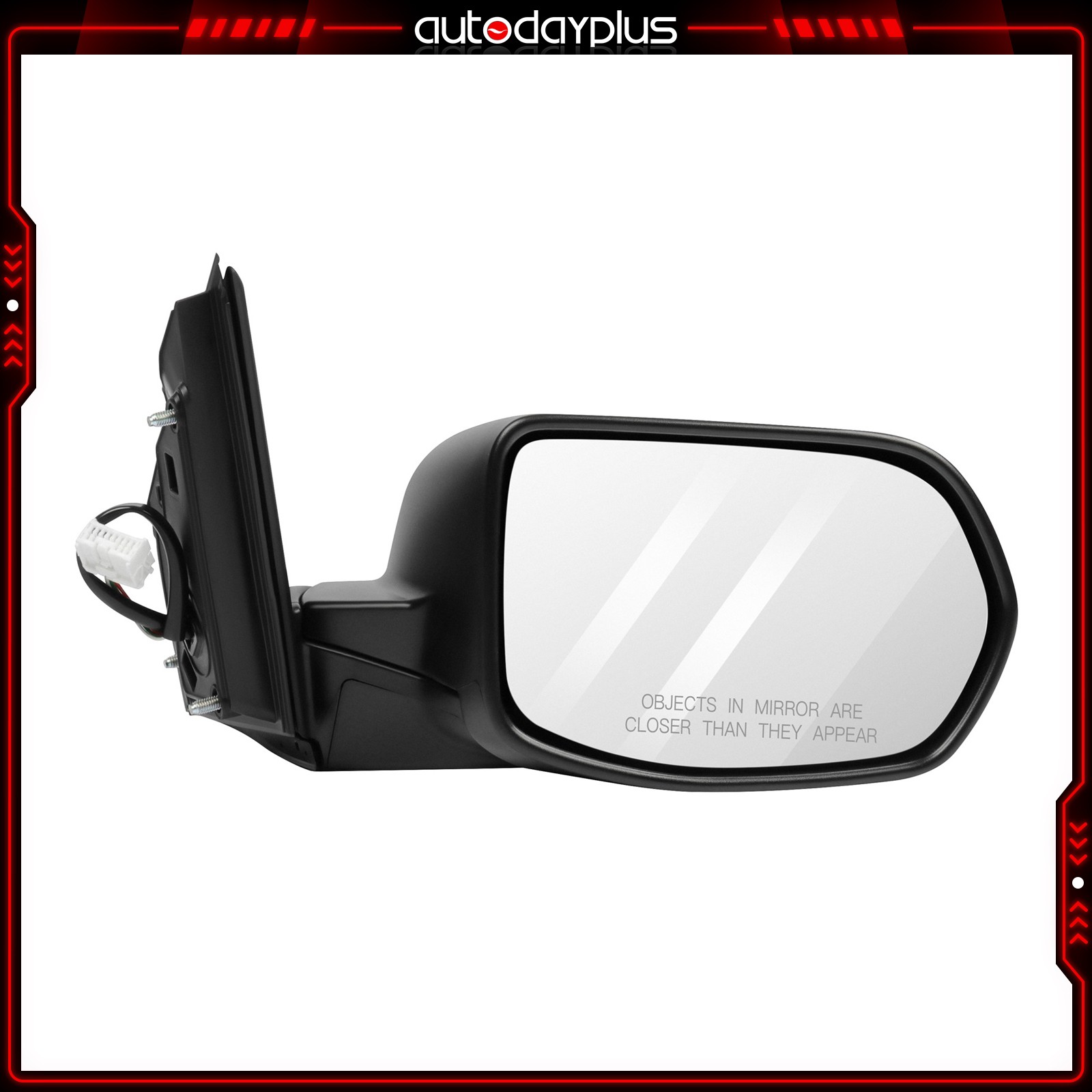 (Right Side) Mirror HO1321270 For 2012-2016 Honda CR-V Power Adjustment Black