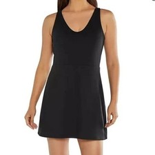 GapFit Women's Active Tank Dress Athletic SZ XL True Black Golf Tennis NEW