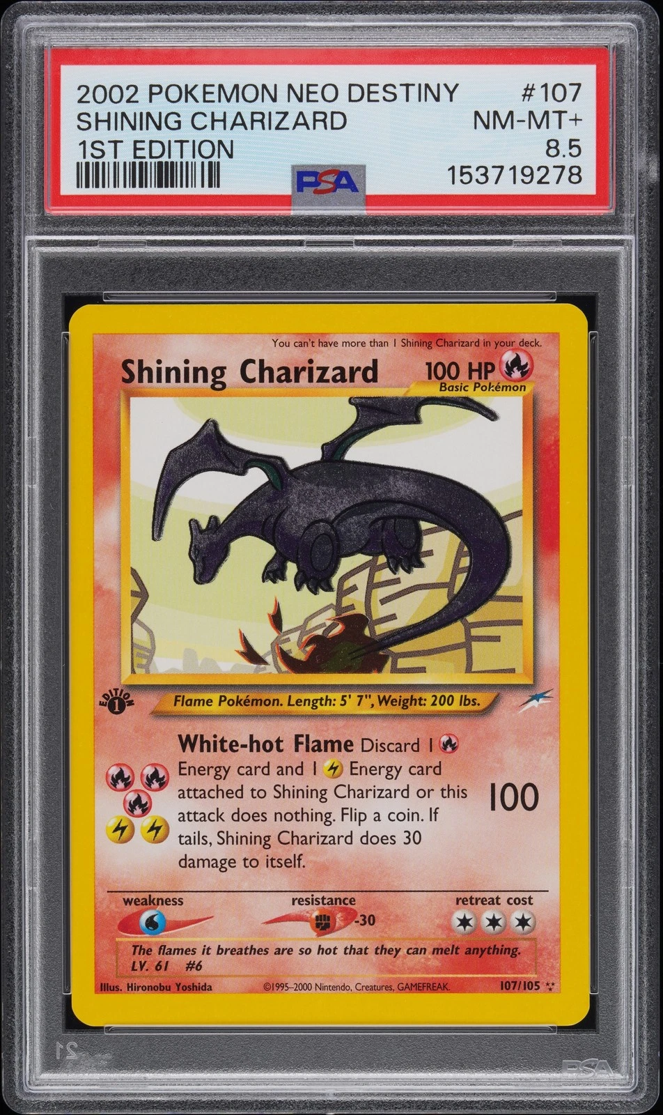 Shining Charizard - Neo Destiny #107 Price & Value ($3998.99