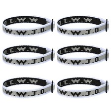 6PCS WWJD Bracelet Christian Gifts Wristbands Rubber What Would Jesus Do Grey