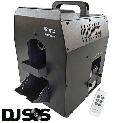QTX FogoSphere kompakte kabellose Dual Blase Nebelmaschine DJ Party Effekt Rauch FX