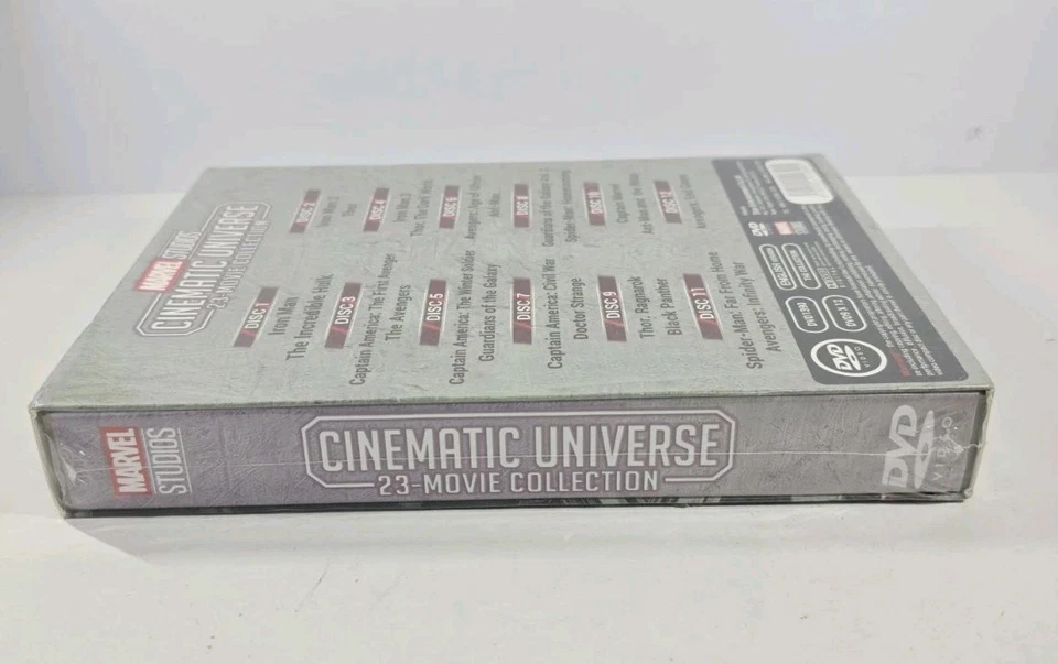 Marvel Studios Cinematic Universe 23-Movie Collection 12 Disc Box Set MCU MOVIES Foto 3 de 4