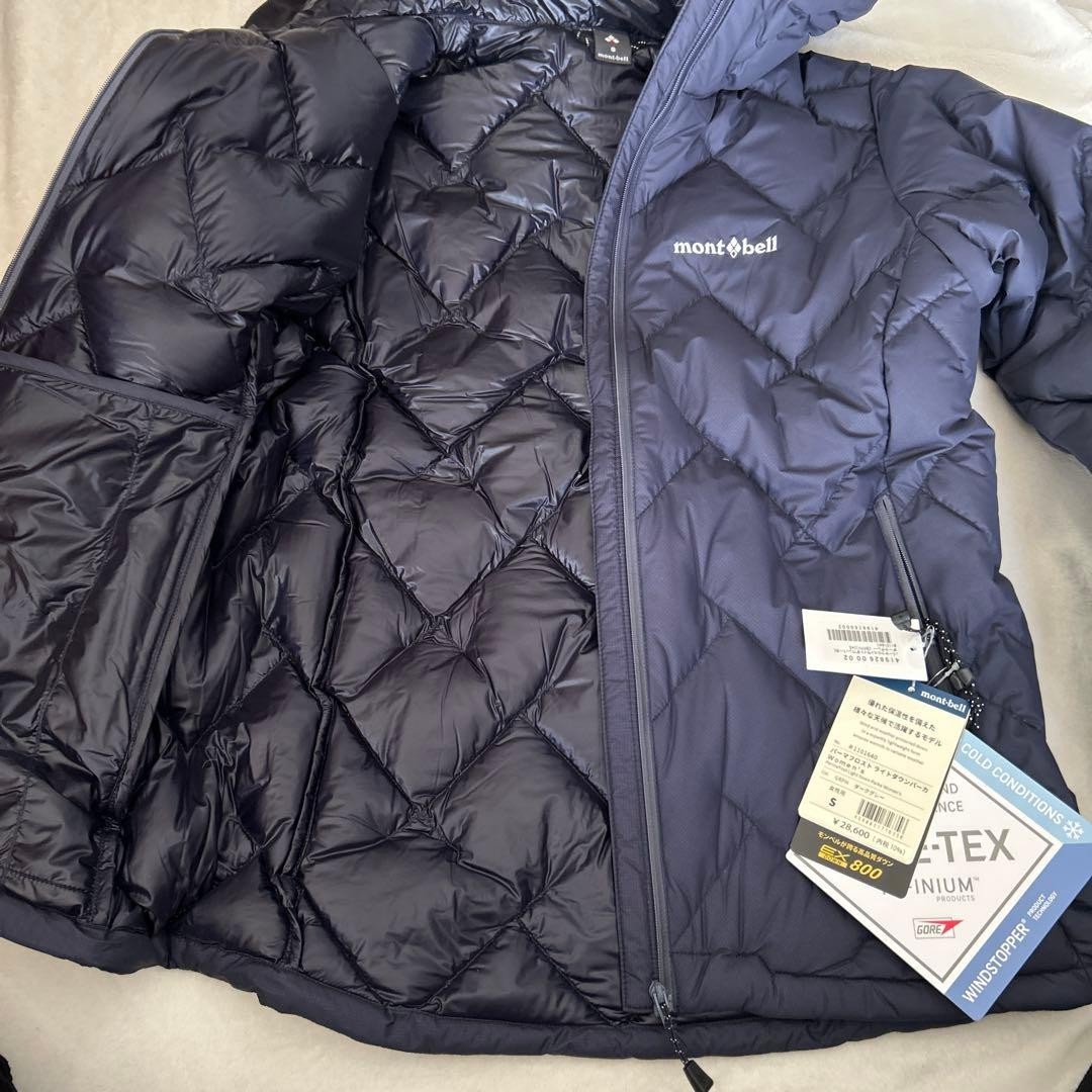 MONTBELL Permafrost Light Down Parka Women's Asian EX down 800 Size S NEW image 5