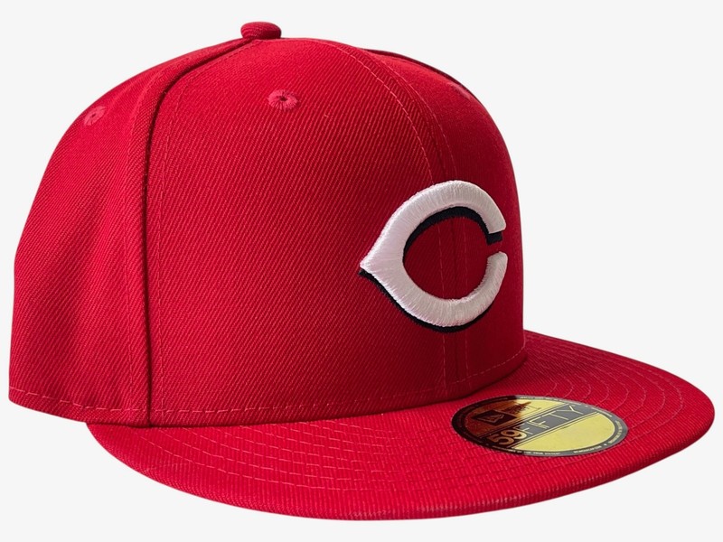New Era Cincinnati Reds Fitted 59Fifty Official On-Field Baseball Hat - Size 7
