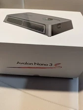 White  Canaan Avalon Nano 3s 6Th/s Bitcoin SHA-256 Miner With PSU