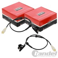 2X Mapco ABS-SENSOR Raddrehzahl Hinten Passend FüR CitroËN C4 Peugeot 307 | 8630