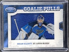 Elliott, Brian - 2012-13 Certified - Goalie Pulls - Swatch - 24/25