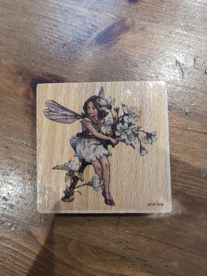 Fee Gummistempel zum Basteln 6 cm x 6 cm