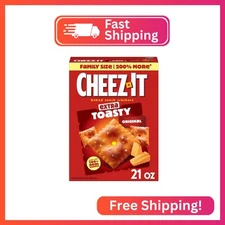 Cheez-It Cheese Crackers, Baked Snack Crackers, Lunch Snacks, Family Size, Extra