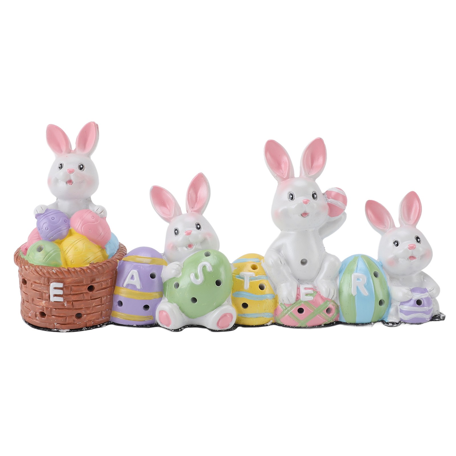 Handmade Easter Eggs Bunny Centerpiece Decor For Indoor Ambiance Premium