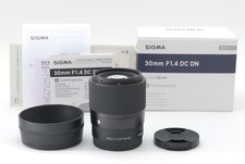 Almost Unused Sigma 30mm f/1.4 DC DN Contemporary for Sony E From JAPAN