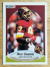 1990 Fleer #167 Ricky Sanders