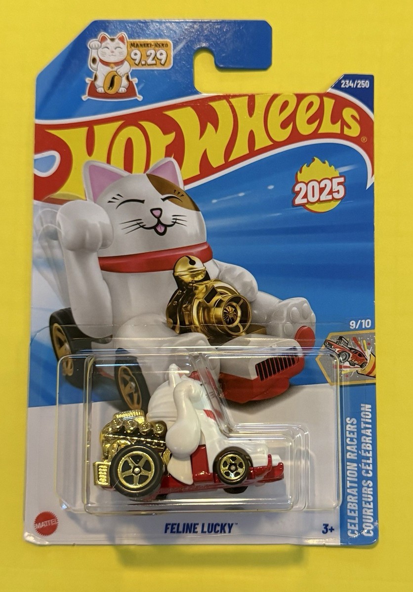 2025 Hot Wheels ~ Feline Lucky ~ Celebration Racers ~ Maneki