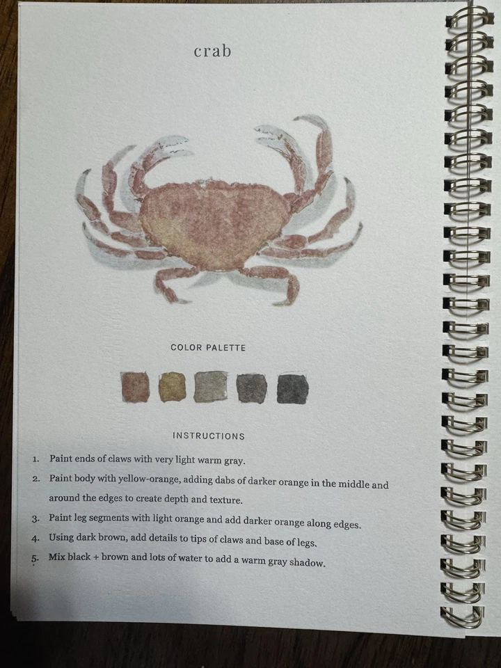 Seaside Watercolor Workbook – Step-by-Step Coastal Painting Guide (New) - Image 4 of 4