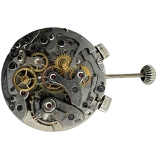 Vintage 31mm Aureole Chronograph Men's Wristwatch Movement Landeron 51 Swiss