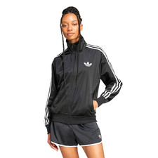 Adidas Classics Firebird Women's L Track Top Loose Fit Jacket Black JC8251