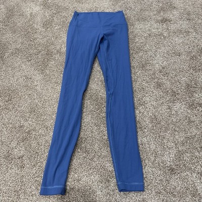 Lululemon Align Ribbed HR Pant  25'' Size 4 COLOR OASB Blue Legging