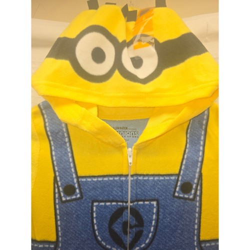 Despicable Me Little Boys Minions Zip Up Costume Coverall to Size 6 - Picture 2 of 6