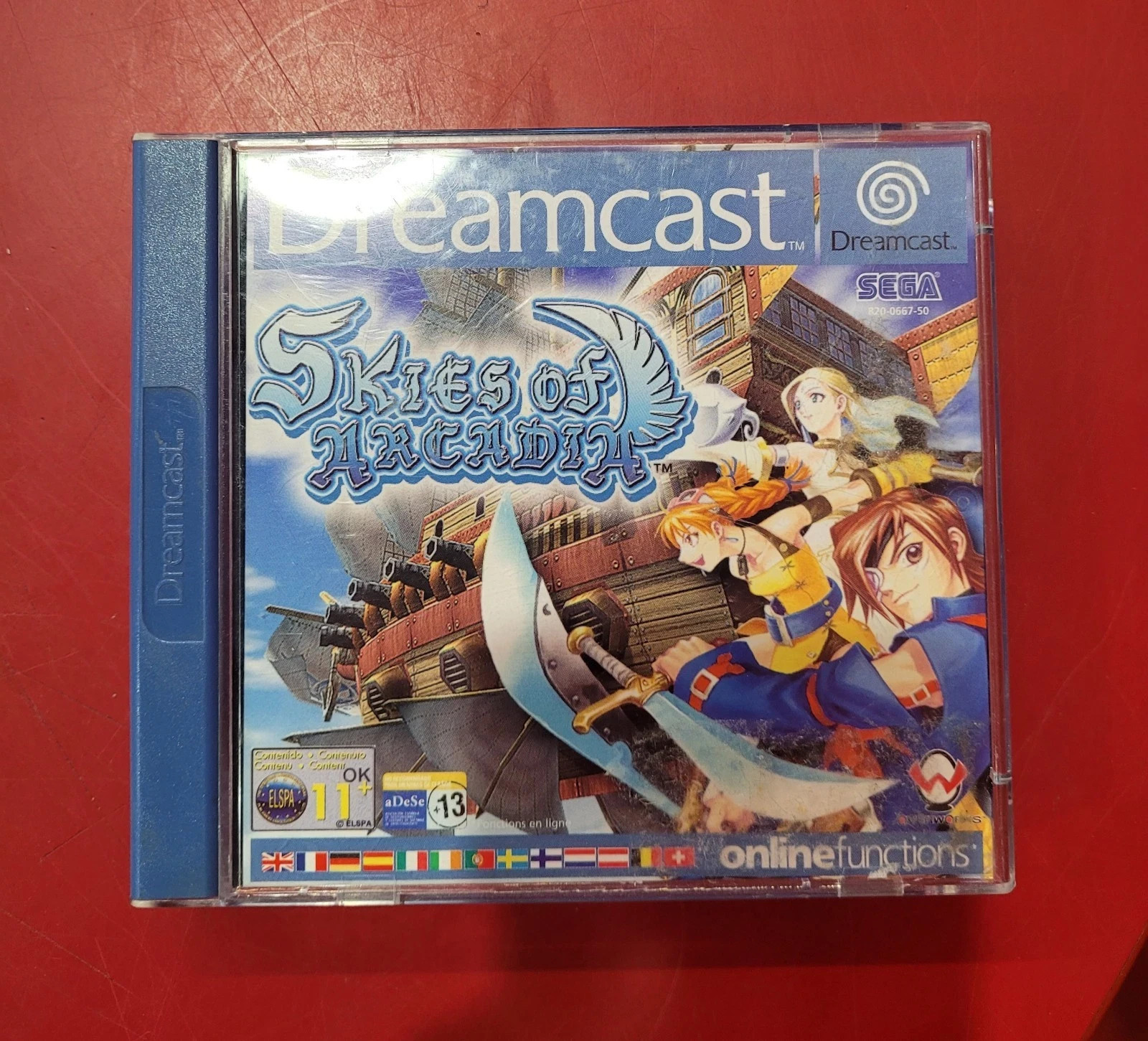 SKIES OF ARCADIA SEGA DREAMCAST (DC) PAL-EURO COMPLET