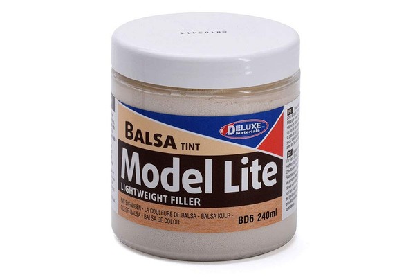 Deluxe Materials BD6 Model Lite Balsa Filler, Balsa Brown: 240Cc (Us Import)-image