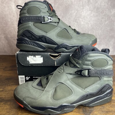 olive green jordans 8