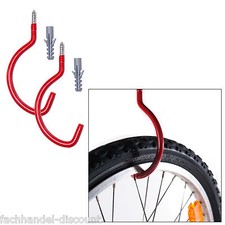 2 Fahrradhaken,ummantelt,Fahrradhalterung,Dec...