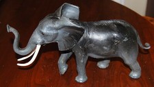 Elephant Figurine, 12" Resin