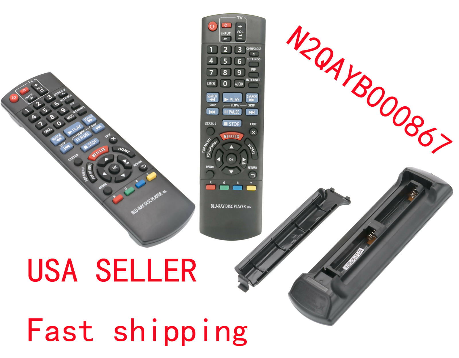Remote Replace FOR Panasonic BluRay DVD Player DMPBD79 DMPBD89 DMP