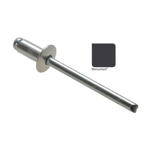 Doom Rivet Qty 500 Painted Dome Rivet 4-4 (3.2 x 10L) 1/8