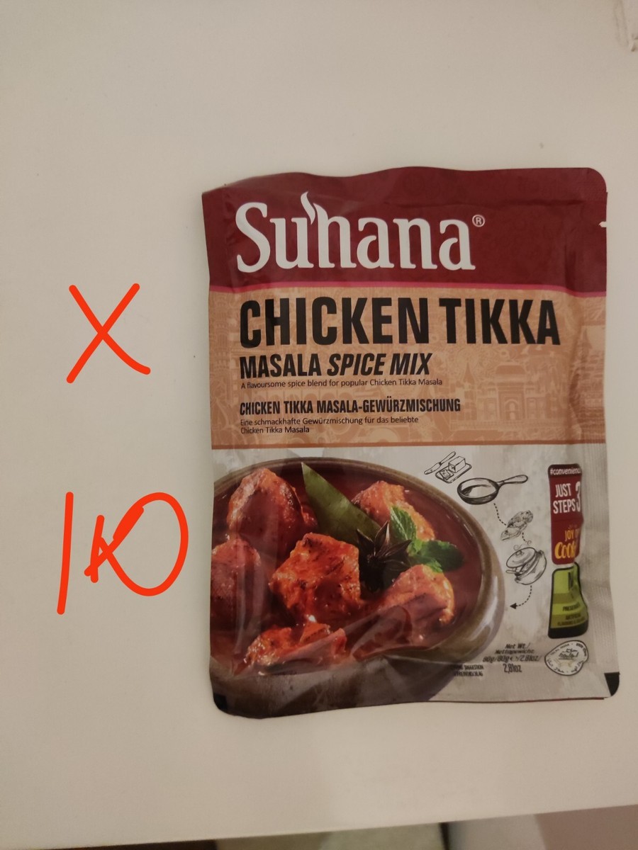 10 X Suhana Chicken Tikka Masala Spice Mix 50g (No MSG, Preservative) 🚚🔥