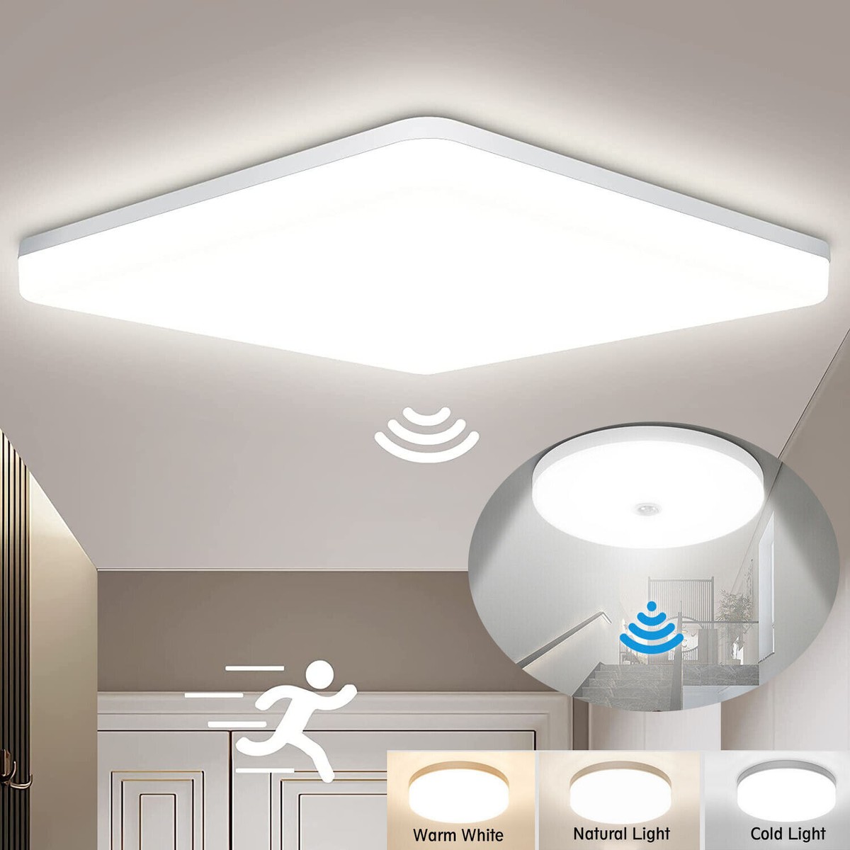 Telefunken Deckenlampe Bewegungsmelder Newa LED Neutralweiß 29 cm IP44 kaufen bei Telefunken Deckenlampe Bewegungsmelder Newa LED Neutralweiß 29 cm IP44 kaufen bei