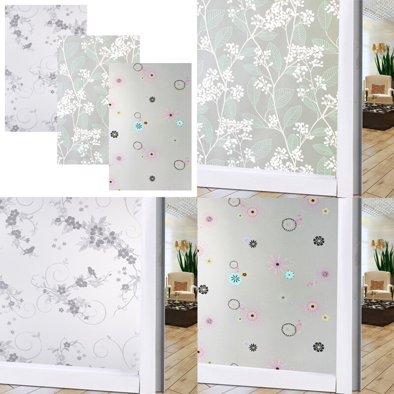 Self Adhesive Glass Film Window Sticker Bathroom Glass Sticker PVC